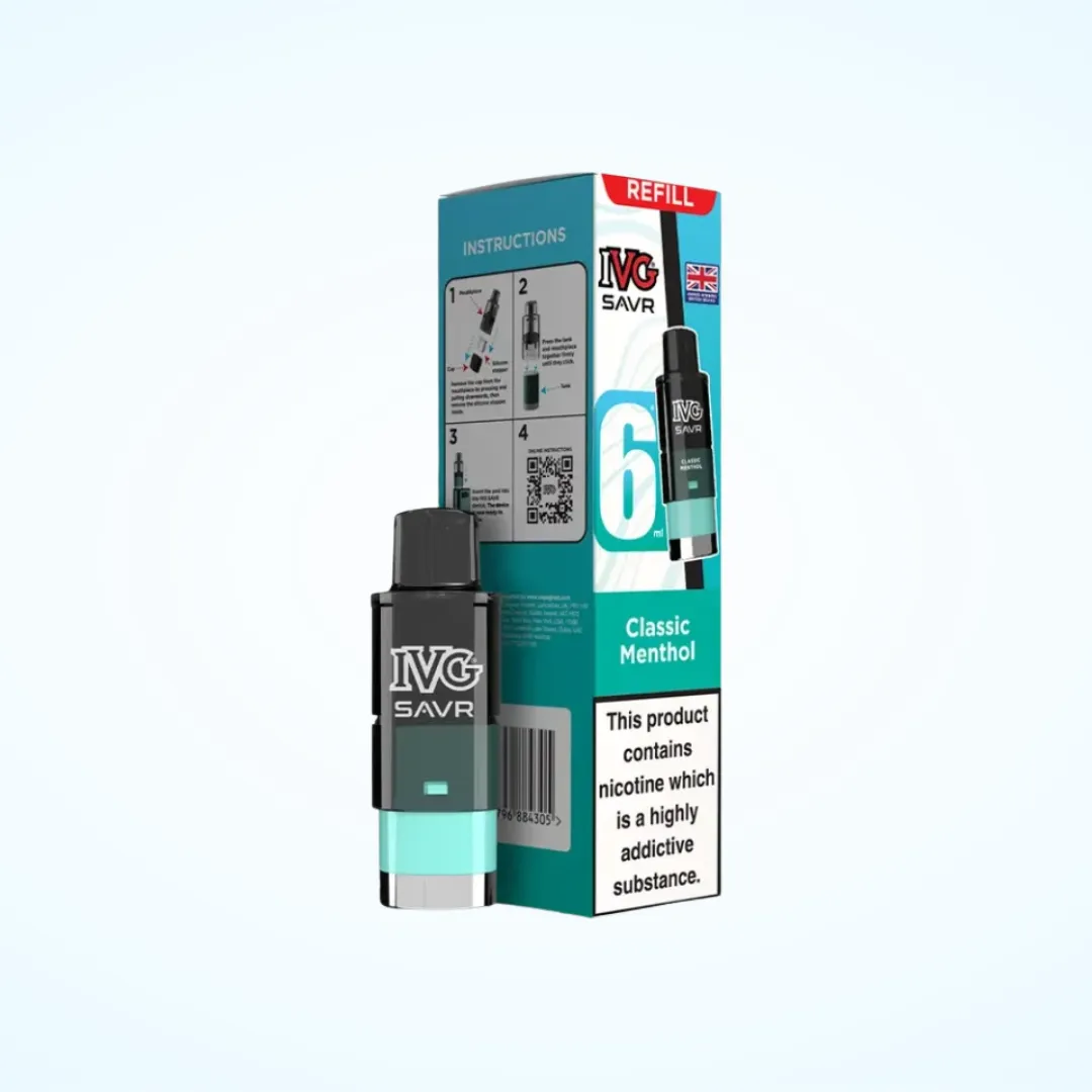 IVG SAVR Prefilled Pods | Only £3.99 | Any 3 for 11