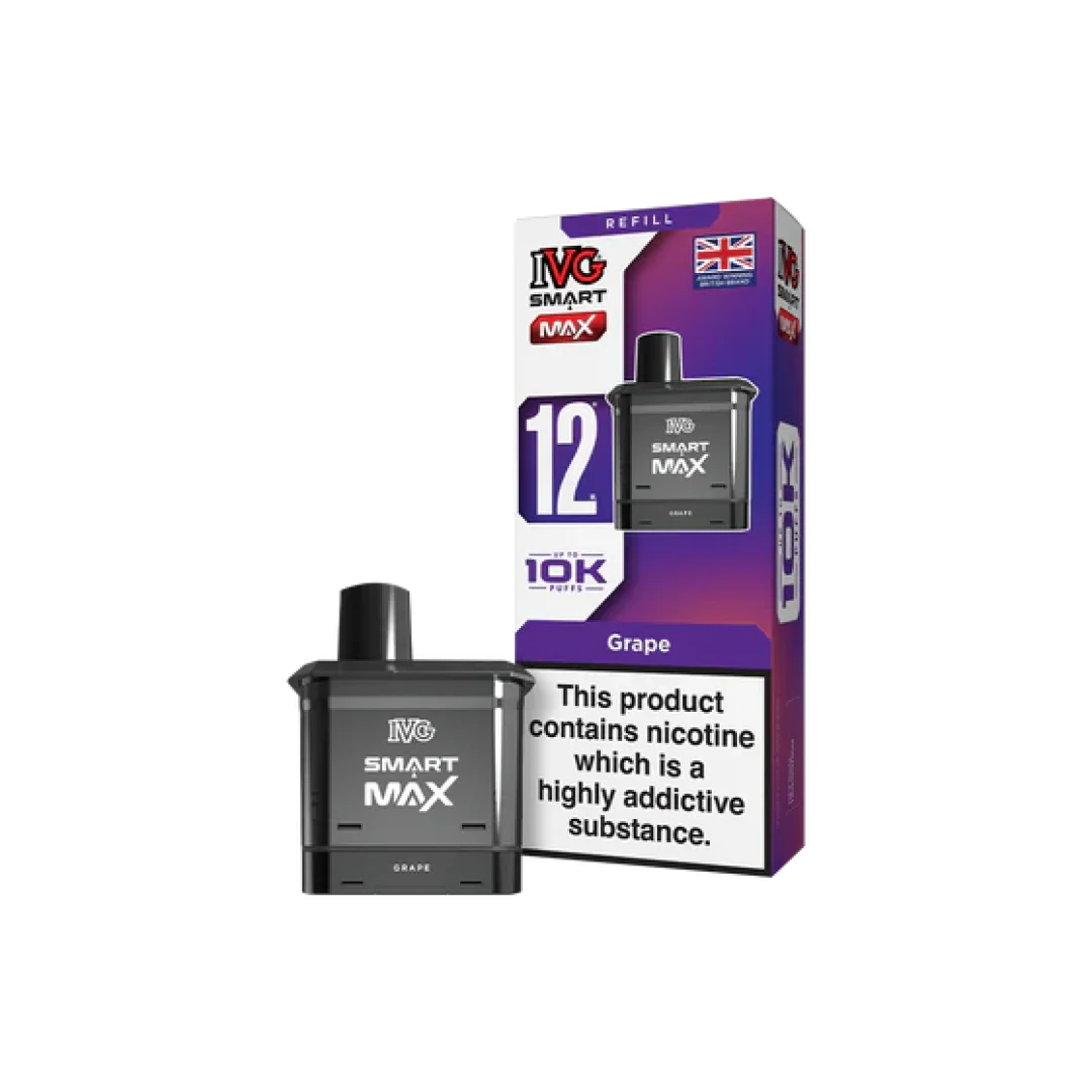 IVG Smart Max 10K Prefilled Refill Pods | Only £7.99 | Any 3 for £22