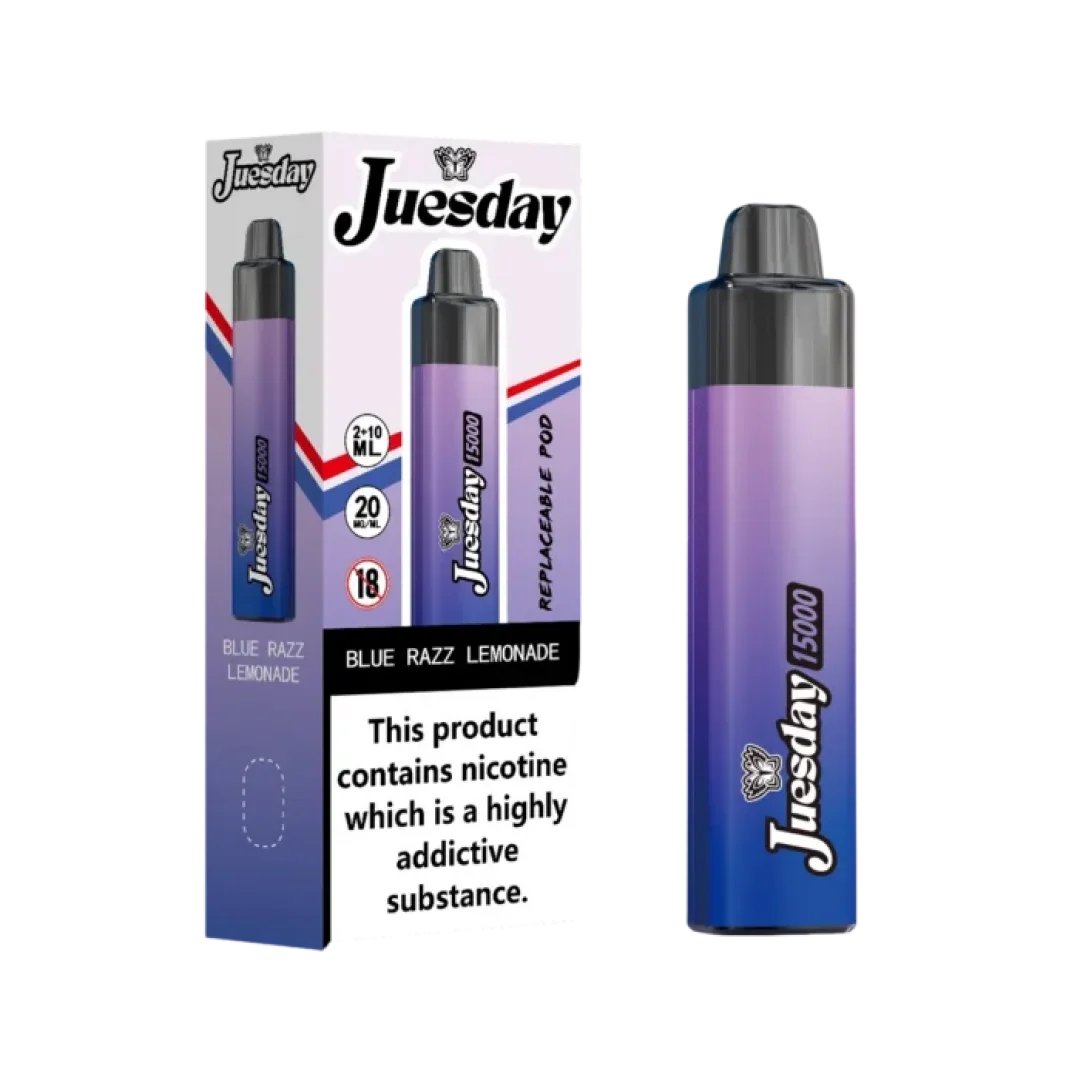 Juesday 15000 Puffs Prefilled Pod Kit | Only £9.99 | Any 3 for £27