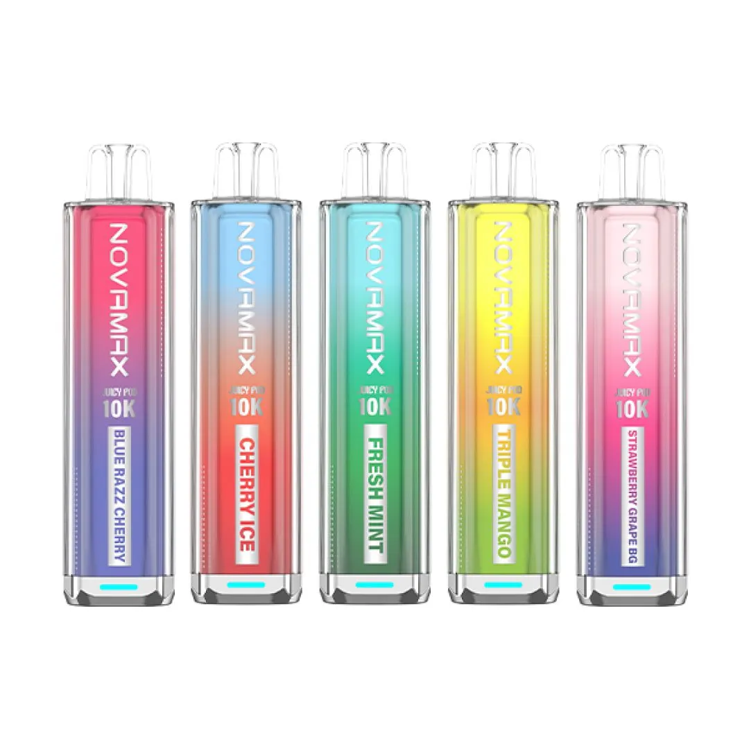 Box of 5 / Box of 10 Juicy Pod NovaMax 10000 Puffs Pod Vape Kit