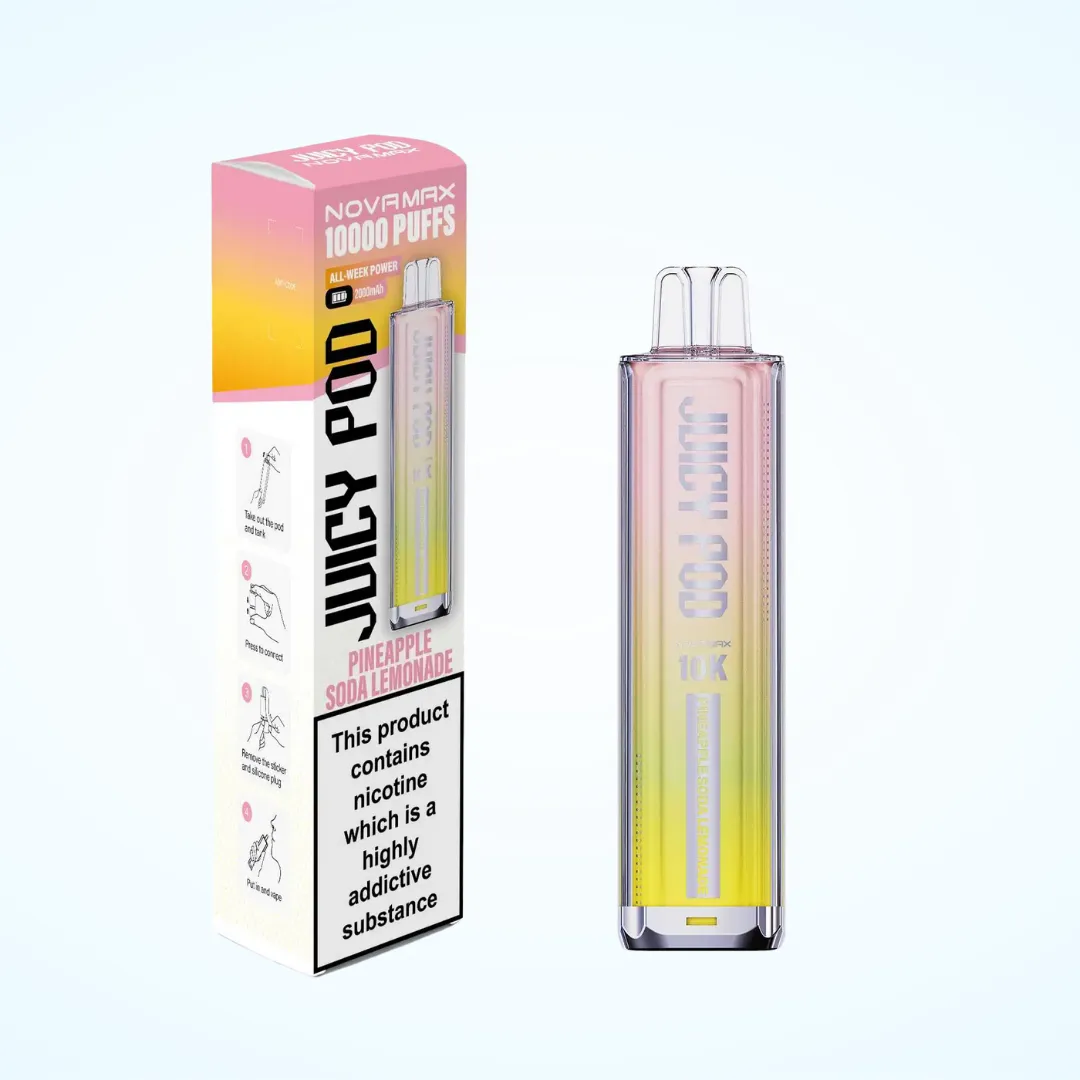 Juicy Pod NovaMax 10000 Puffs Pod Vape Kit | Only £9.99 | Any 3 for £27