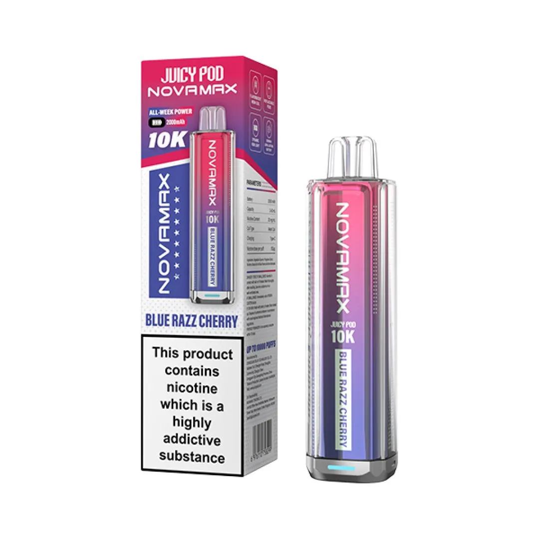 Box of 5 / Box of 10 Juicy Pod NovaMax 10000 Puffs Pod Vape Kit