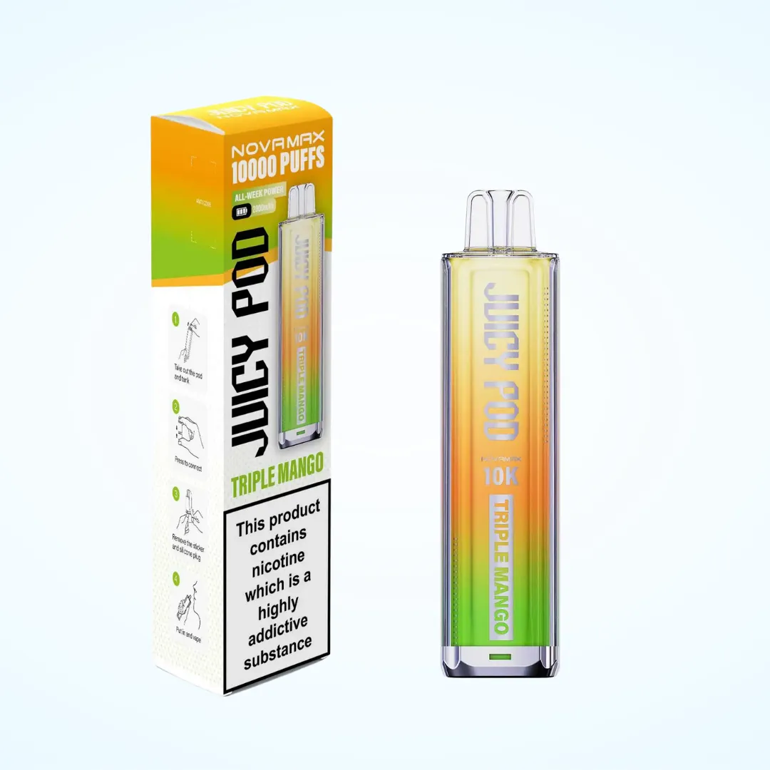 Juicy Pod NovaMax 10000 Puffs Pod Vape Kit | Only £9.99 | Any 3 for £27