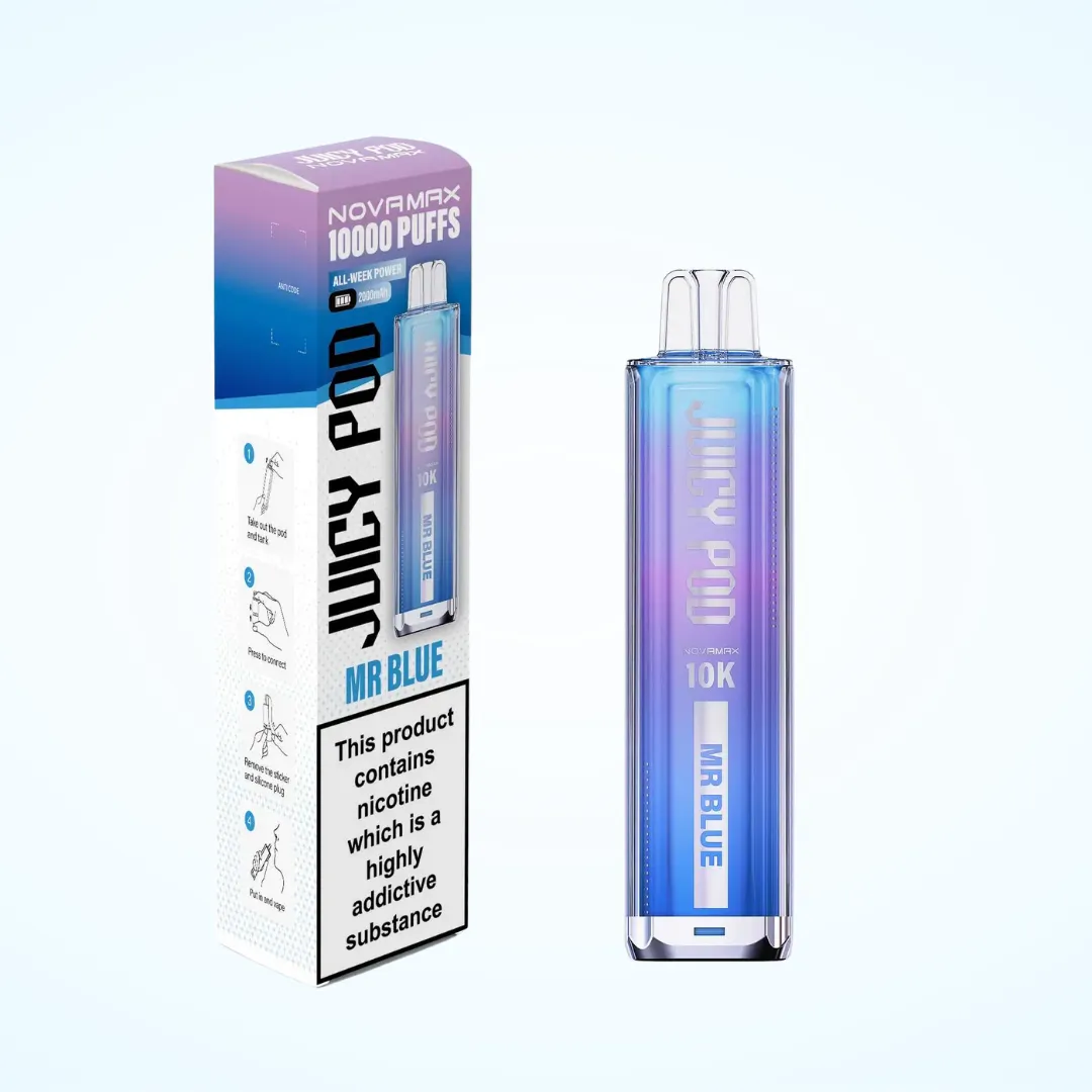 Juicy Pod NovaMax 10000 Puffs Pod Vape Kit | Only £9.99 | Any 3 for £27