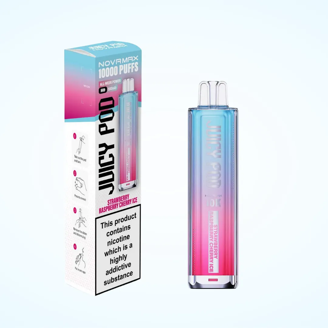 Juicy Pod NovaMax 10000 Puffs Pod Vape Kit | Only £9.99 | Any 3 for £27