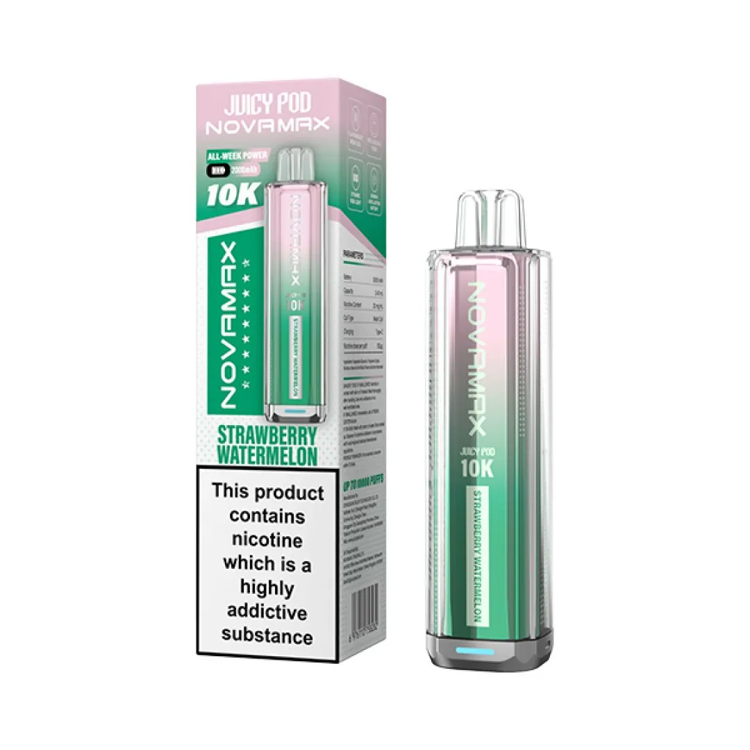 Box of 5 / Box of 10 Juicy Pod NovaMax 10000 Puffs Pod Vape Kit