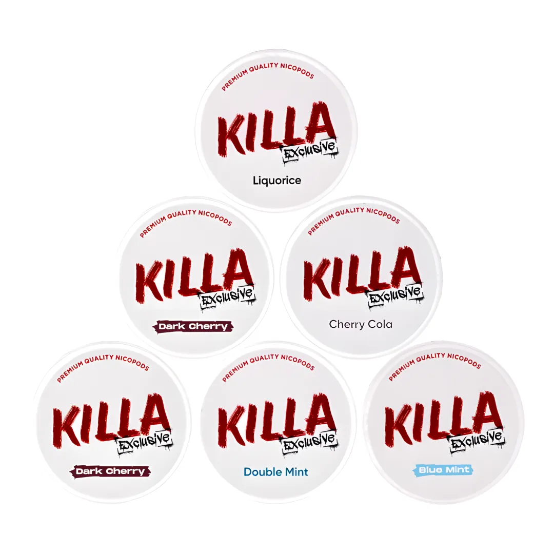 Killa Exclusive Nicotine Pouches | Only £3.99 | Any 3 for £9