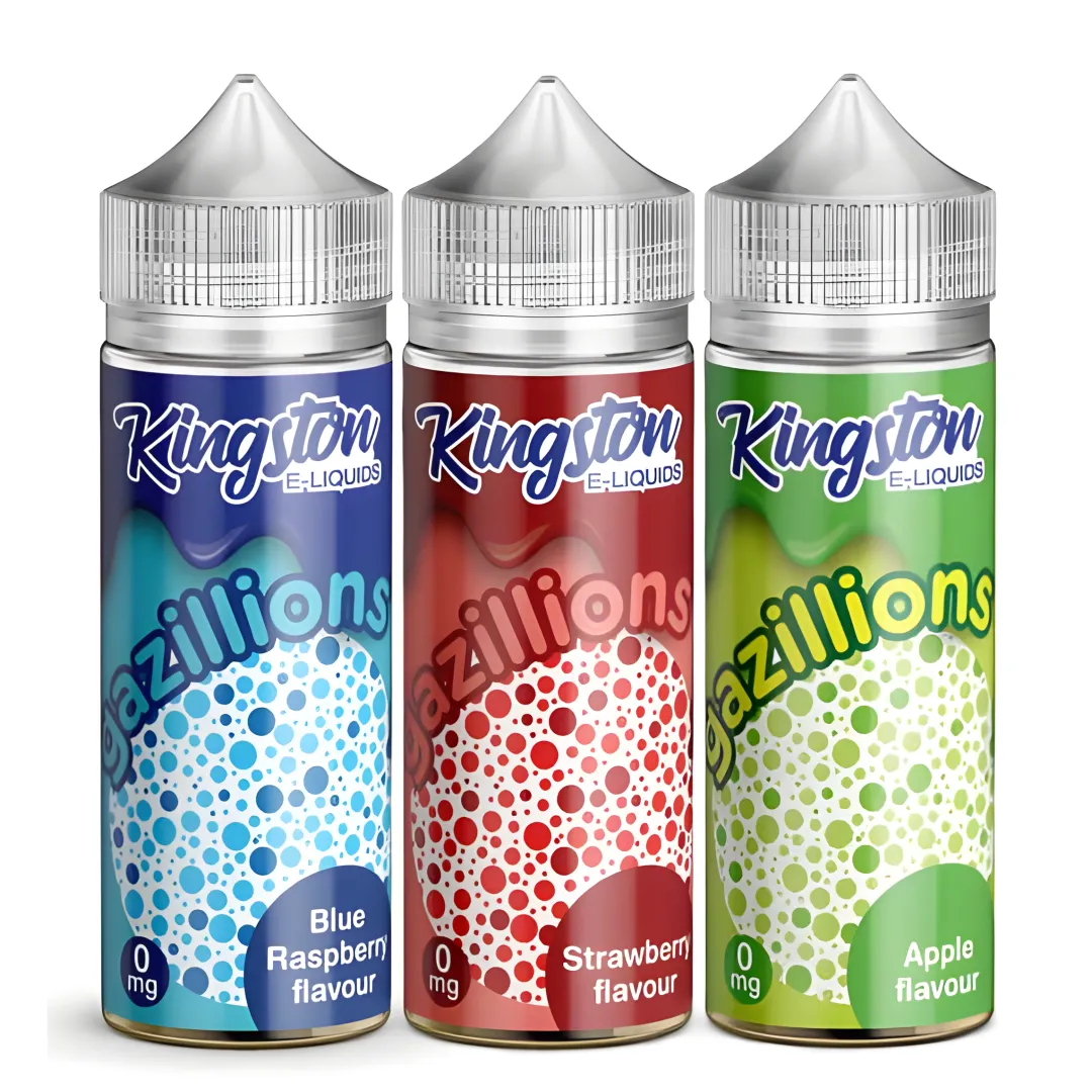 Kingston Gazillions 100ml Shortfill E-Liquids | Only £7.99