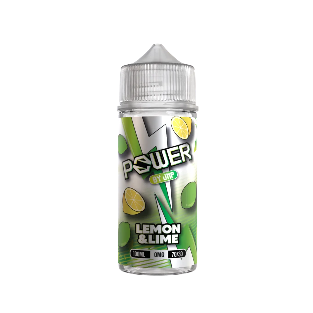 Lemon and Lime 100ml Shortfill E-liquid Power by JNP