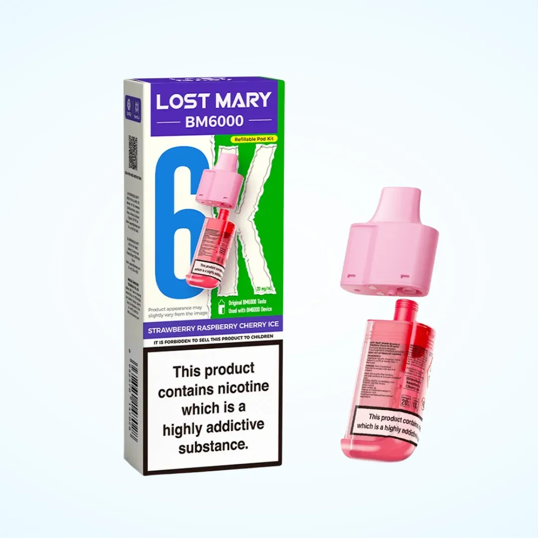 Lost Mary BM6000 Prefilled Refill Pods | Only £6.99 | Any 3 for 20