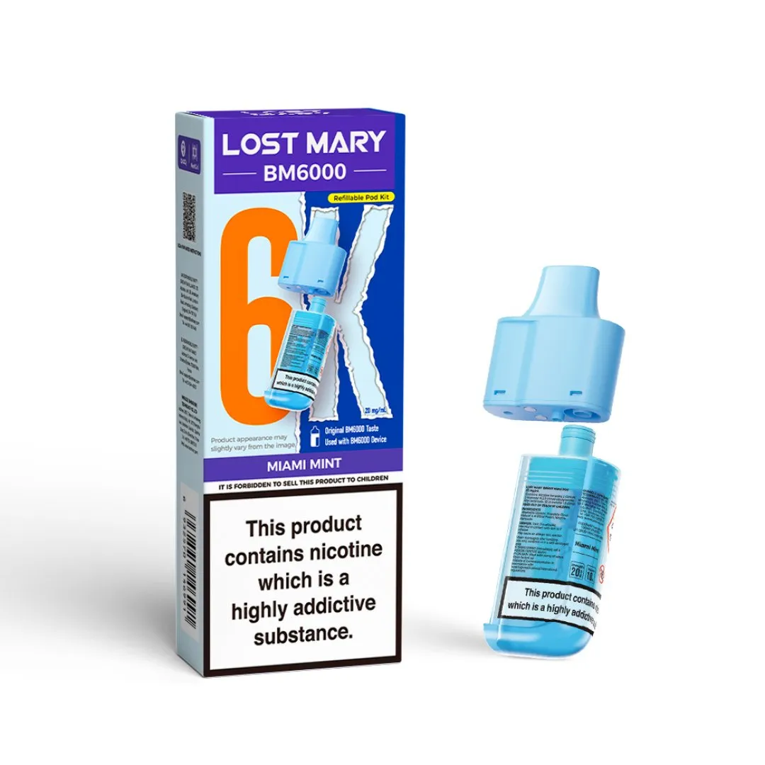 Lost Mary BM6000 Prefilled Refill Pods | Only £6.99 | Any 3 for 20