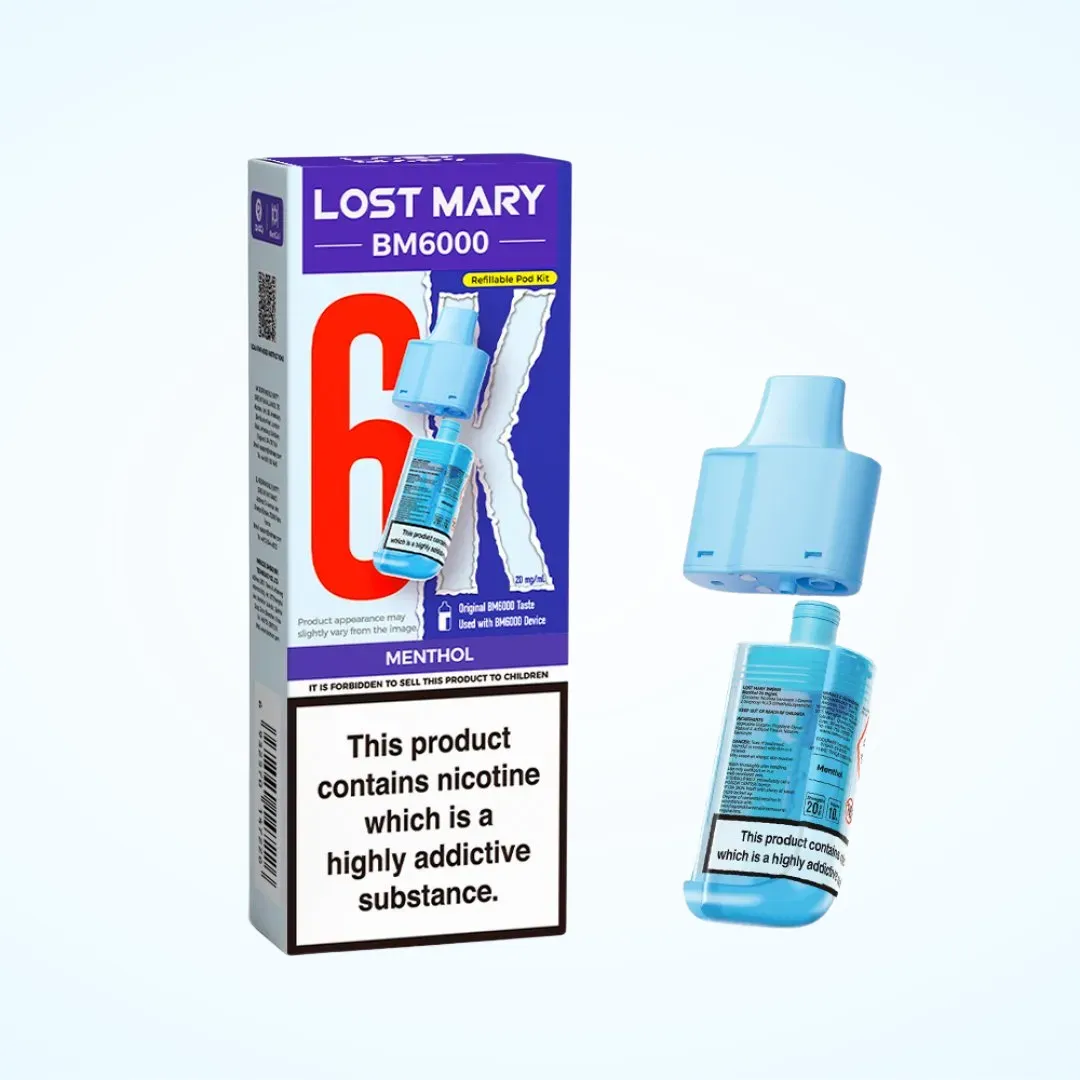 Lost Mary BM6000 Prefilled Refill Pods | Only £6.99 | Any 3 for 20