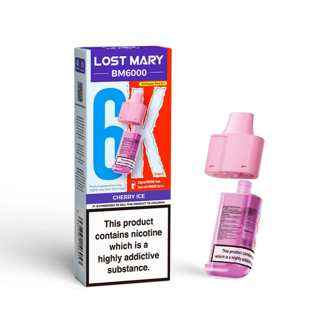 Lost Mary BM6000 Prefilled Refill Pods | Only £6.99 | Any 3 for 20