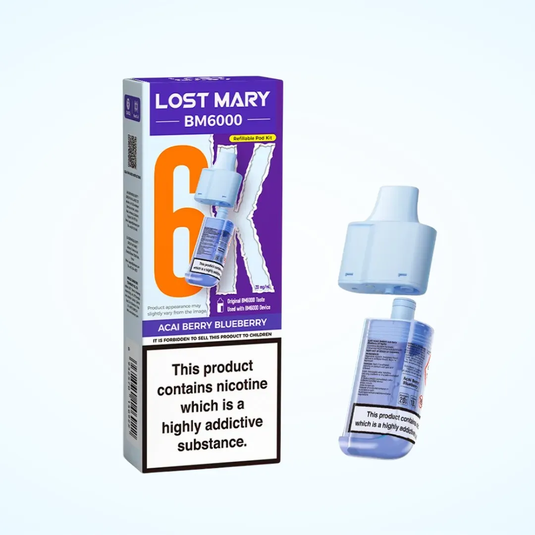 Lost Mary BM6000 Prefilled Refill Pods | Only £6.99 | Any 3 for 20