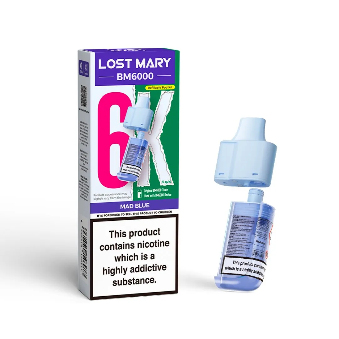 Lost Mary BM6000 Prefilled Refill Pods | Only £6.99 | Any 3 for 20