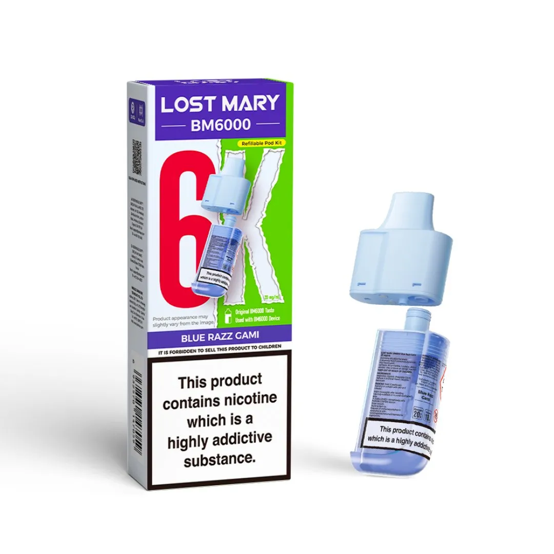 Lost Mary BM6000 Prefilled Refill Pods | Only £6.99 | Any 3 for 20
