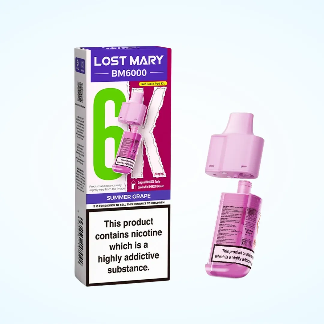 Lost Mary BM6000 Prefilled Refill Pods | Only £6.99 | Any 3 for 20