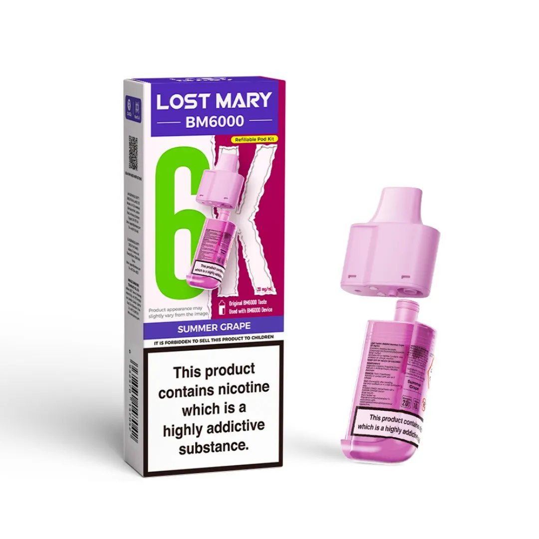Lost Mary BM6000 Prefilled Refill Pods | Only £6.99 | Any 3 for 20