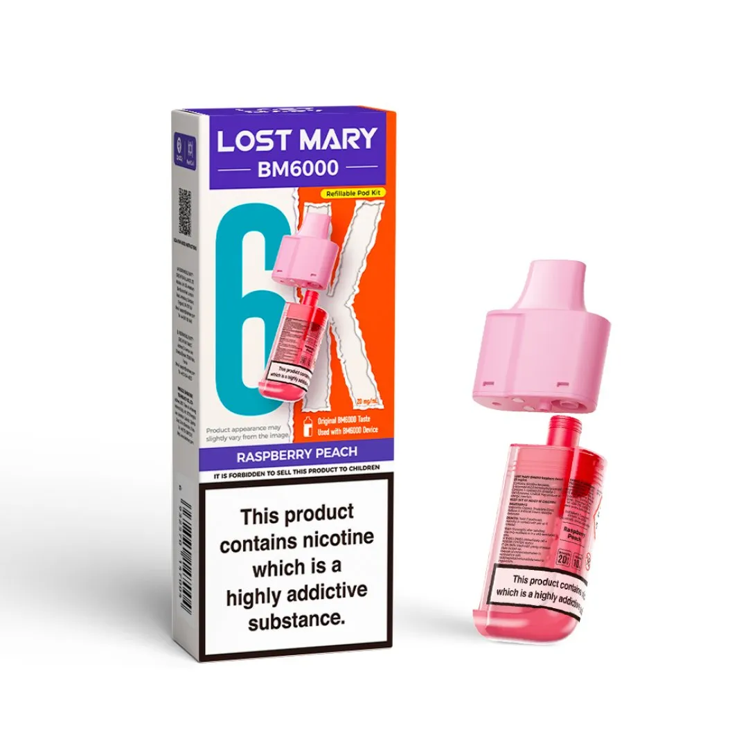 Lost Mary BM6000 Prefilled Refill Pods | Only £6.99 | Any 3 for 20
