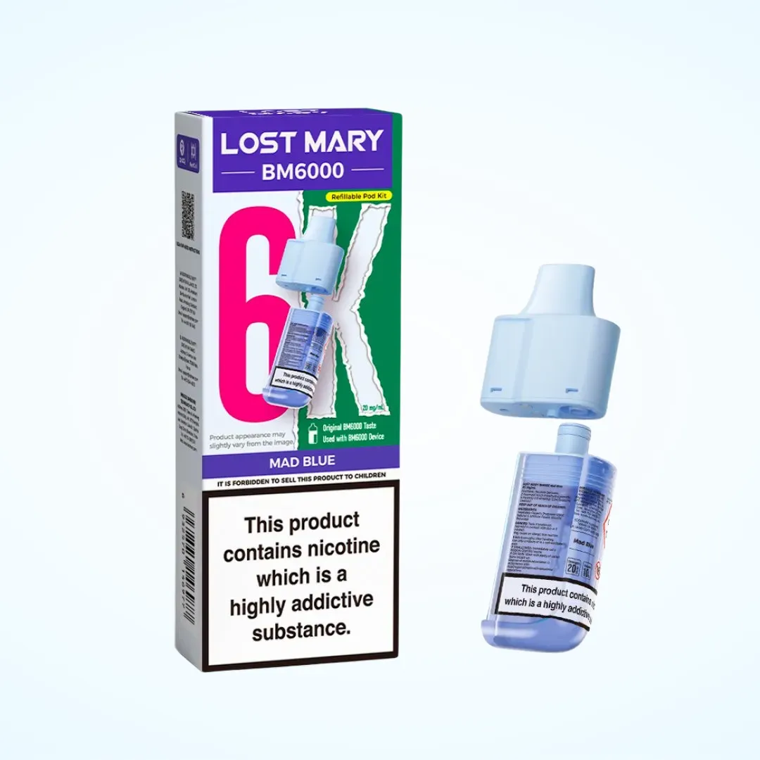 Lost Mary BM6000 Prefilled Refill Pods | Only £6.99 | Any 3 for 20