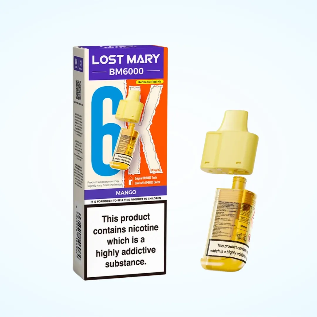 Lost Mary BM6000 Prefilled Refill Pods | Only £6.99 | Any 3 for 20