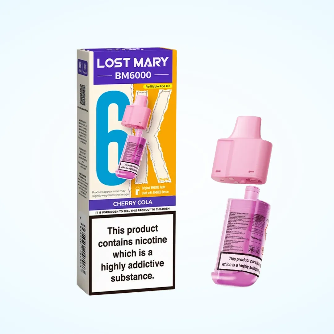 Lost Mary BM6000 Prefilled Refill Pods | Only £6.99 | Any 3 for 20