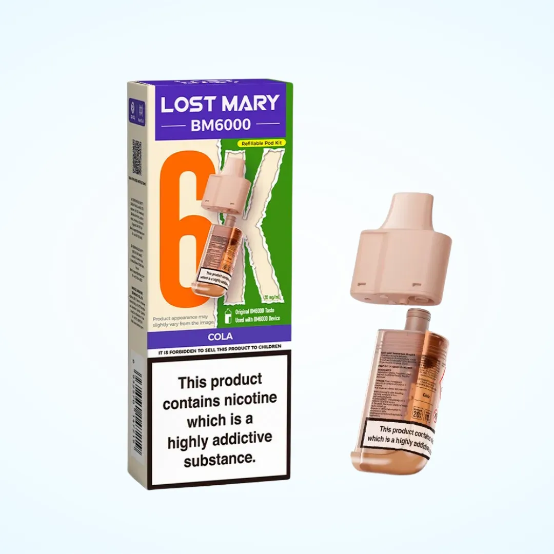 Lost Mary BM6000 Prefilled Refill Pods | Only £6.99 | Any 3 for 20