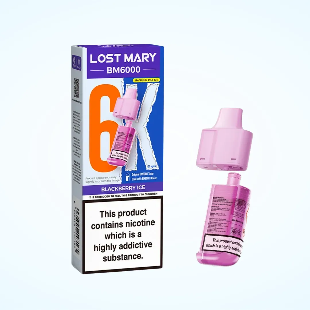 Lost Mary BM6000 Prefilled Refill Pods | Only £6.99 | Any 3 for 20