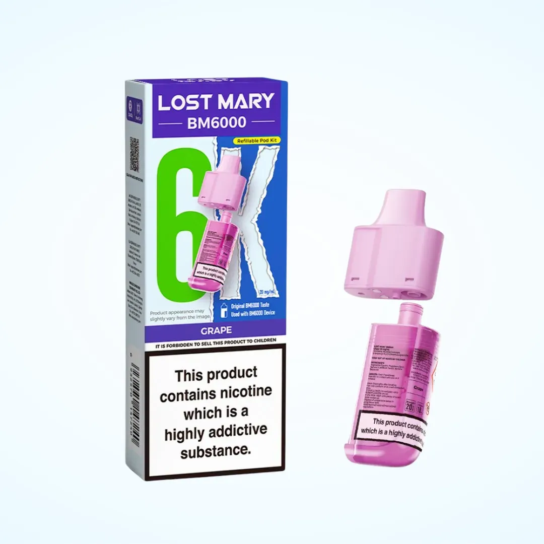 Lost Mary BM6000 Prefilled Refill Pods | Only £6.99 | Any 3 for 20