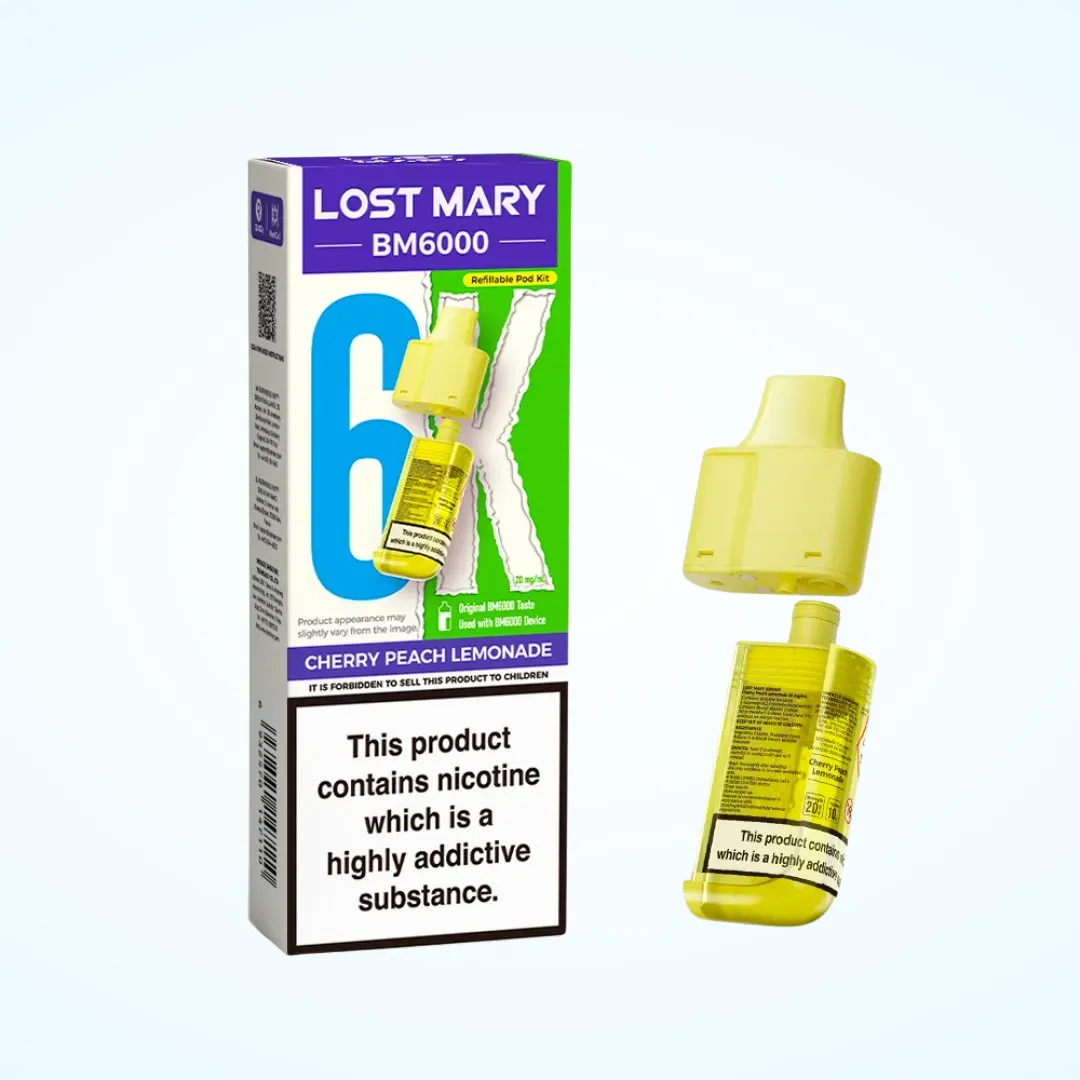 Lost Mary BM6000 Prefilled Refill Pods | Only £6.99 | Any 3 for 20