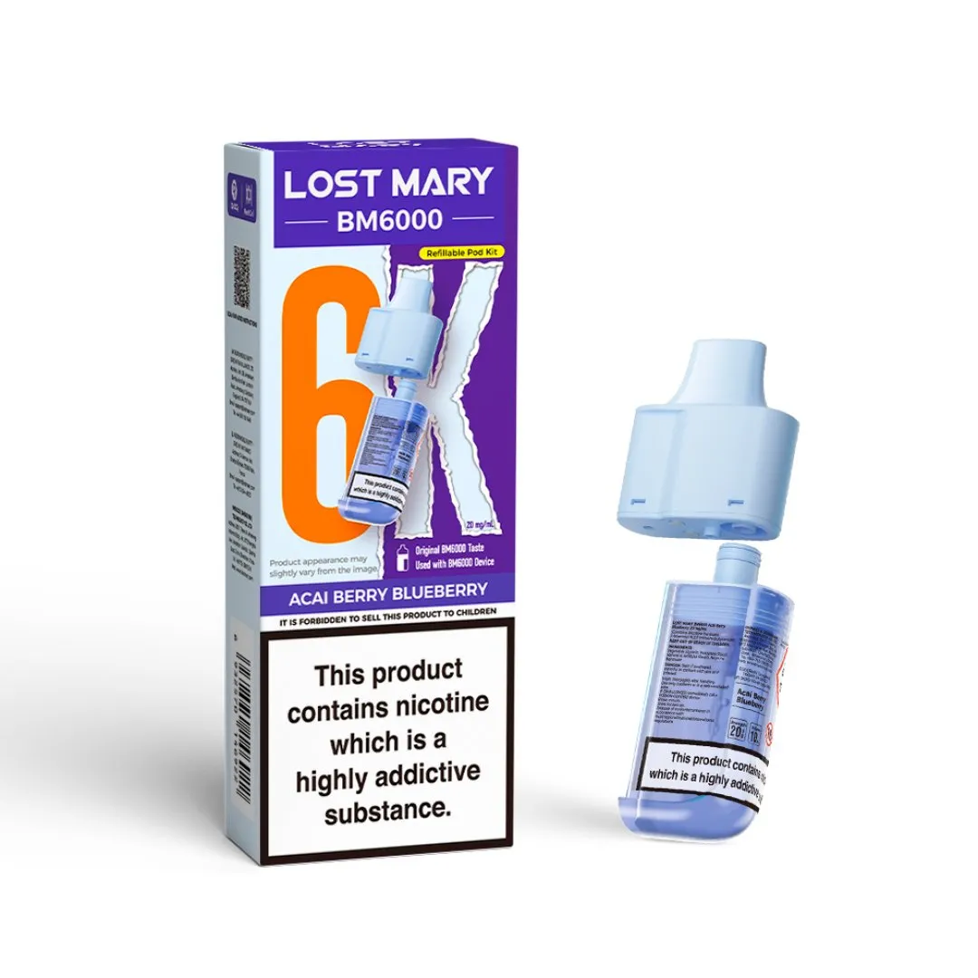 Lost Mary BM6000 Prefilled Refill Pods | Only £6.99 | Any 3 for 20