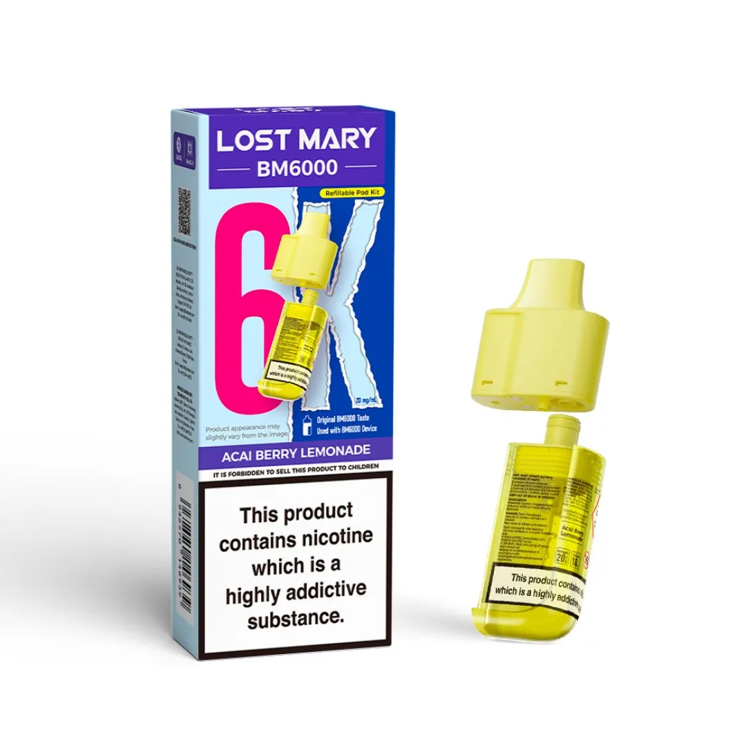 Lost Mary BM6000 Prefilled Refill Pods | Only £6.99 | Any 3 for 20