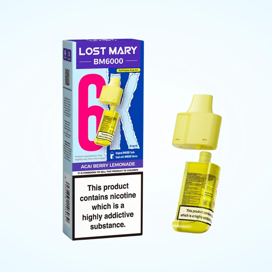 Lost Mary BM6000 Prefilled Refill Pods | Only £6.99 | Any 3 for 20