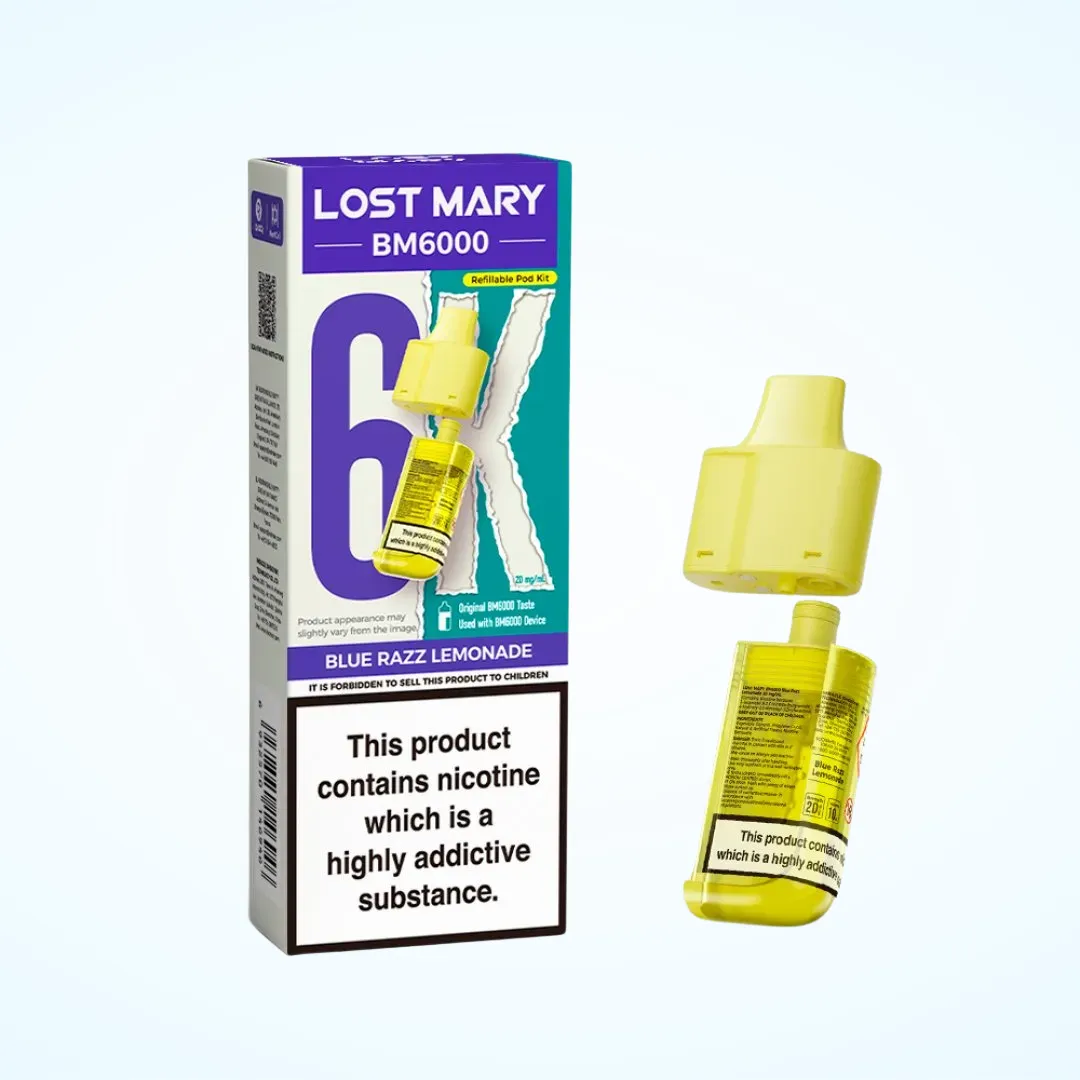 Lost Mary BM6000 Prefilled Refill Pods | Only £6.99 | Any 3 for 20