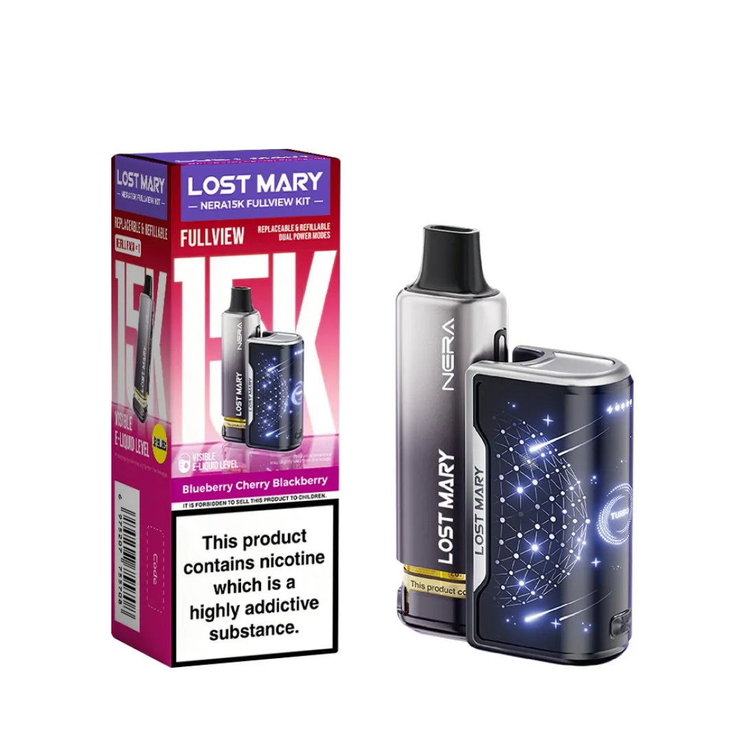 Lost Mary Nera 15K Puffs Fullview Pod Kit | Only £8.99 | Any 3 for £24