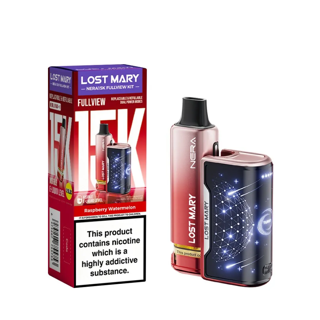Lost Mary Nera 15K Puffs Fullview Pod Kit | Only £8.99 | Any 3 for £24