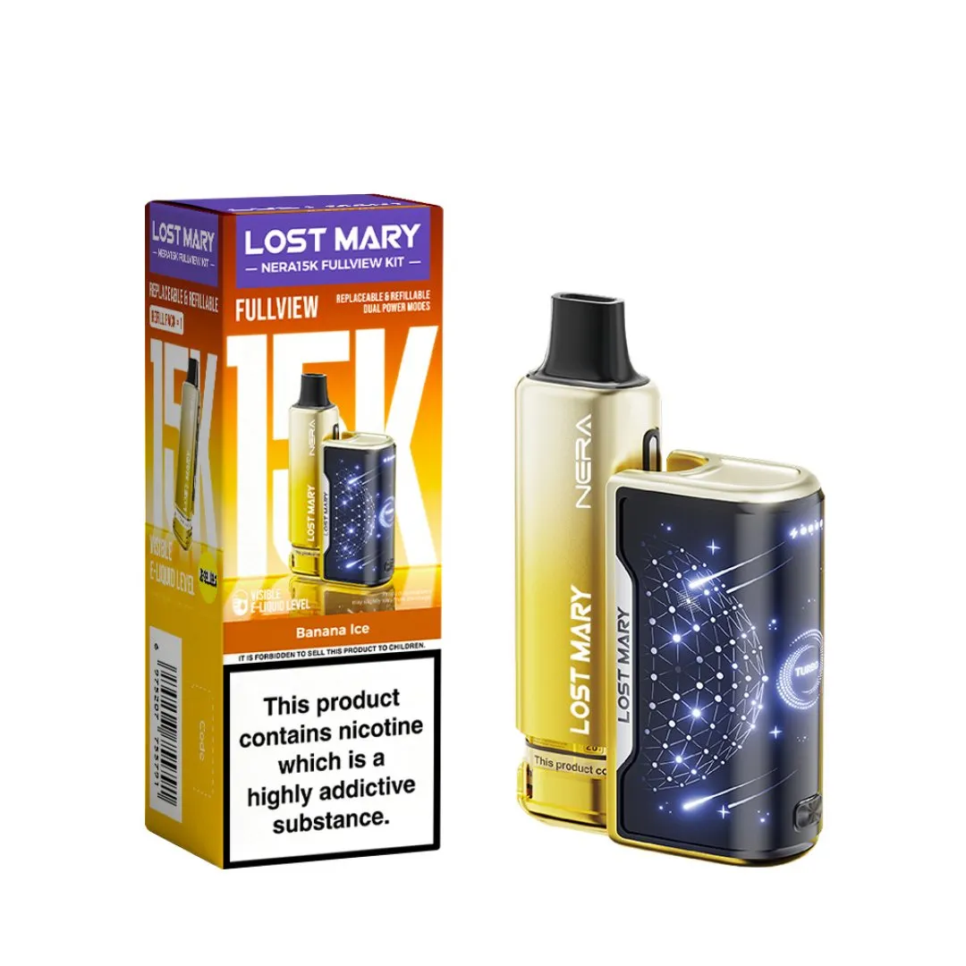 Lost Mary Nera 15K Puffs Fullview Pod Kit | Only £8.99 | Any 3 for £24