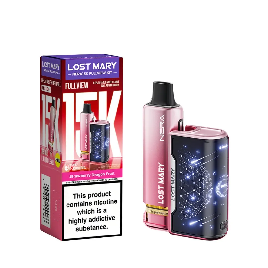 Lost Mary Nera 15K Puffs Fullview Pod Kit | Only £8.99 | Any 3 for £24