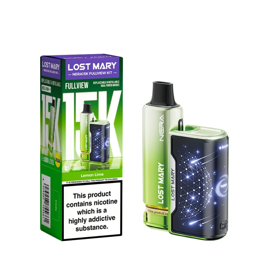 Lost Mary Nera 15K Puffs Fullview Pod Kit | Only £8.99 | Any 3 for £24