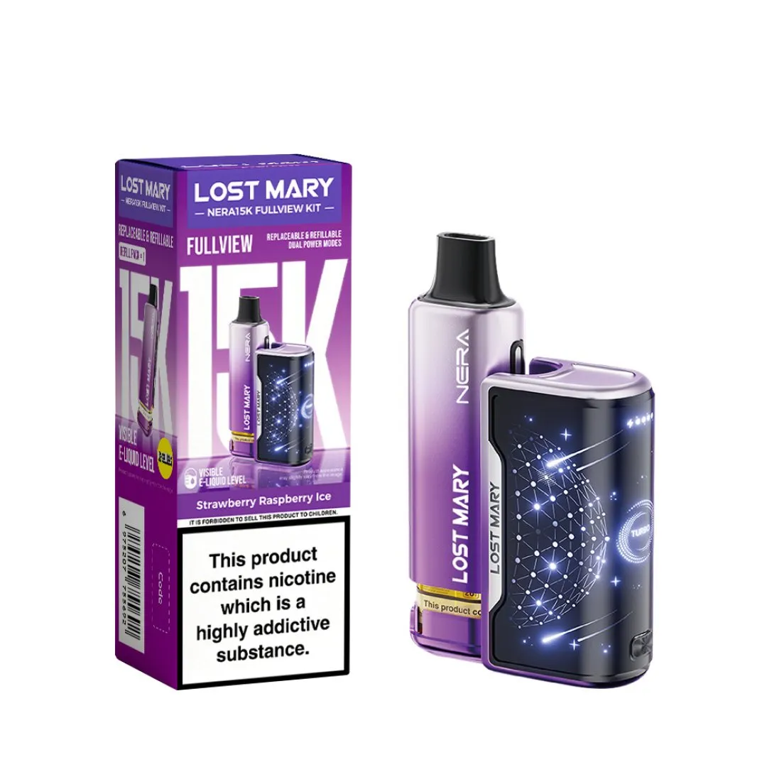 Lost Mary Nera 15K Puffs Fullview Pod Kit | Only £8.99 | Any 3 for £24