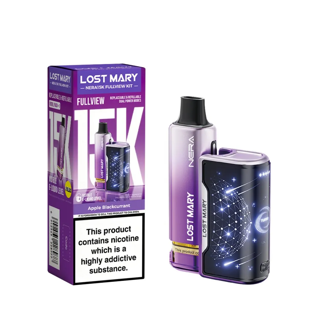 Lost Mary Nera 15K Puffs Fullview Pod Kit | Only £8.99 | Any 3 for £24