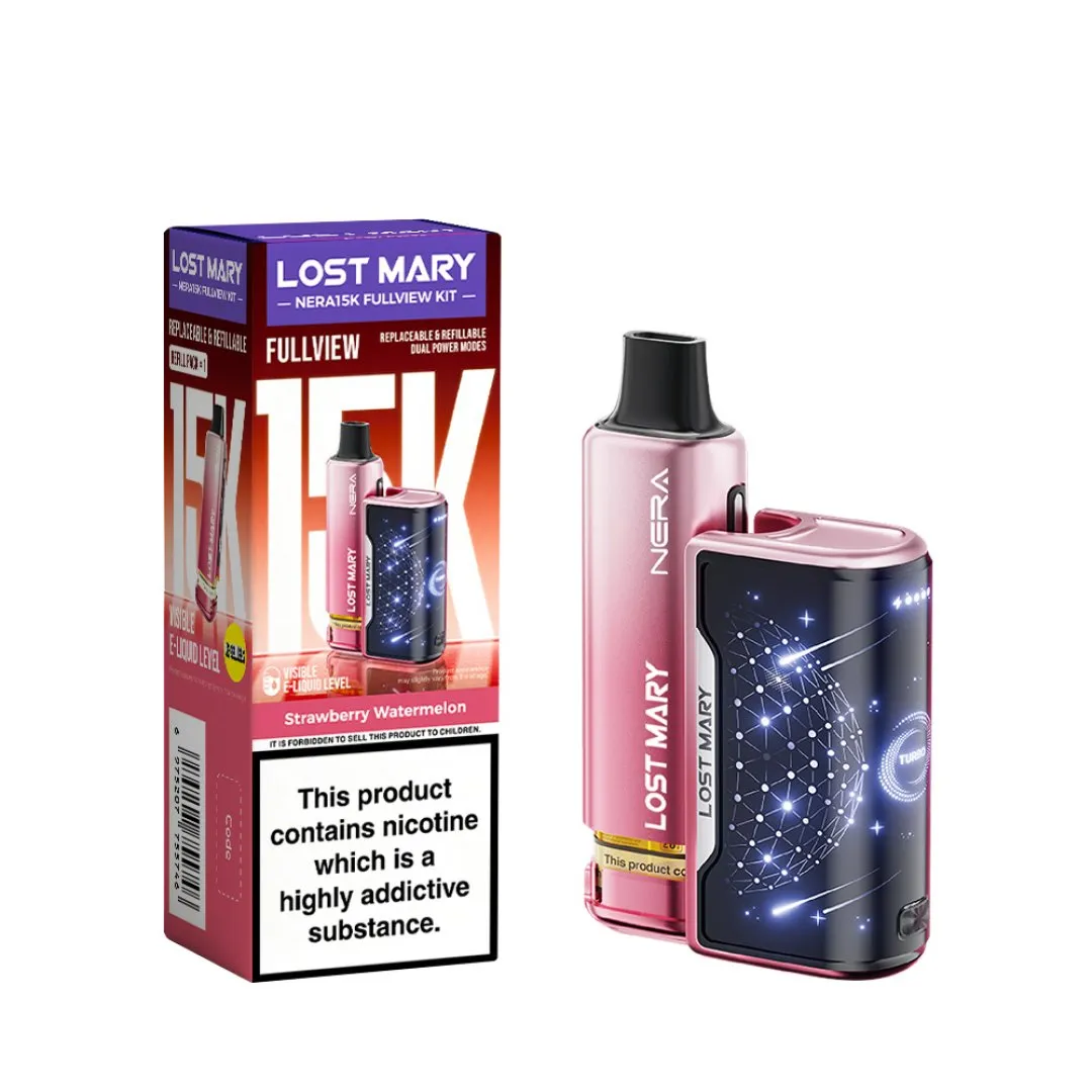 Lost Mary Nera 15K Puffs Fullview Pod Kit | Only £8.99 | Any 3 for £24