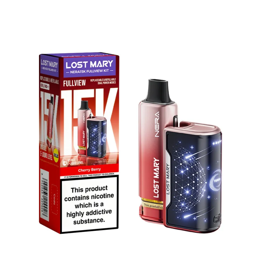 Lost Mary Nera 15K Puffs Fullview Pod Kit | Only £8.99 | Any 3 for £24