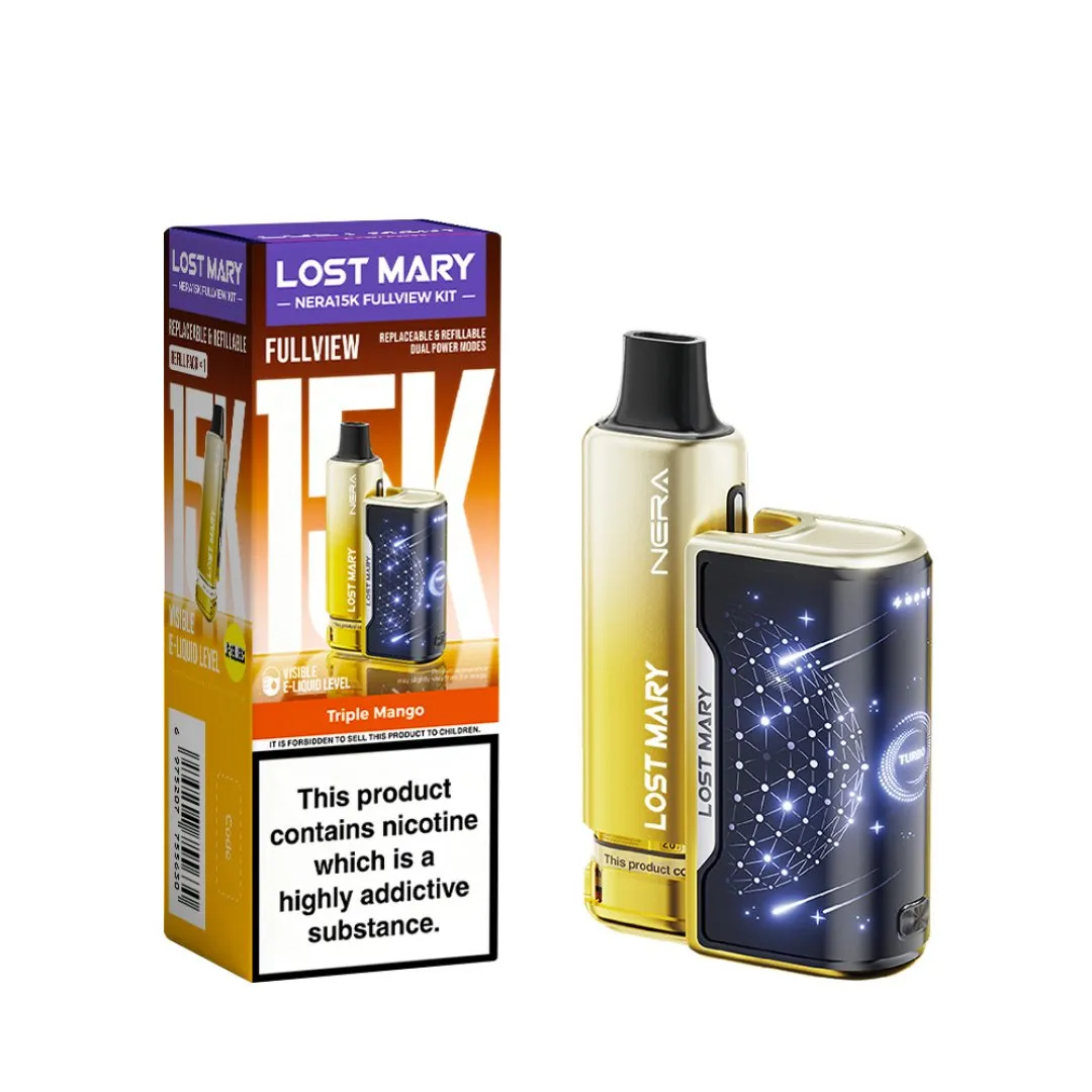 Lost Mary Nera 15K Puffs Fullview Pod Kit | Only £8.99 | Any 3 for £24