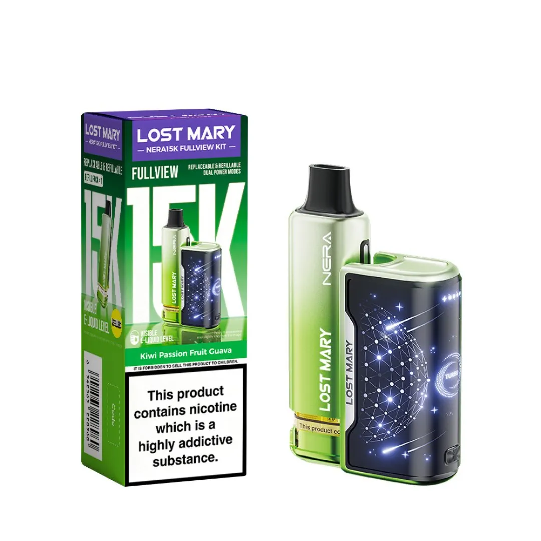Lost Mary Nera 15K Puffs Fullview Pod Kit | Only £8.99 | Any 3 for £24