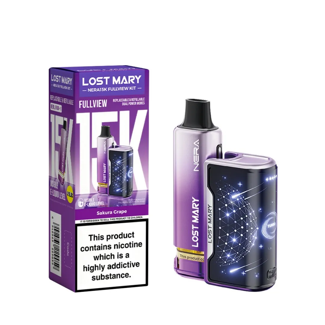 Lost Mary Nera 15K Puffs Fullview Pod Kit | Only £8.99 | Any 3 for £24