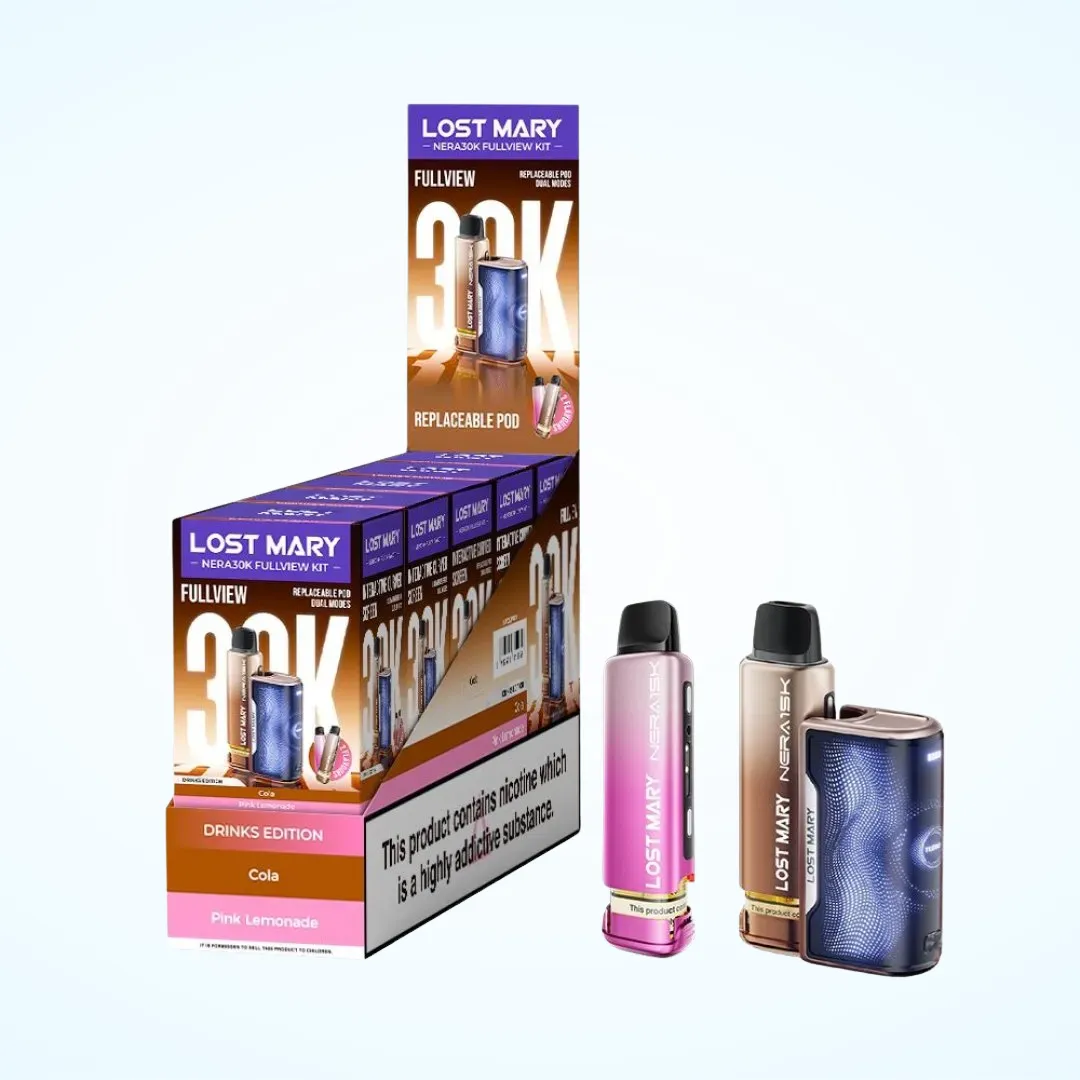 Lost Mary Nera 30000 Puffs Fullview Pod Kit | Only £12.99 | Any 3 for £37