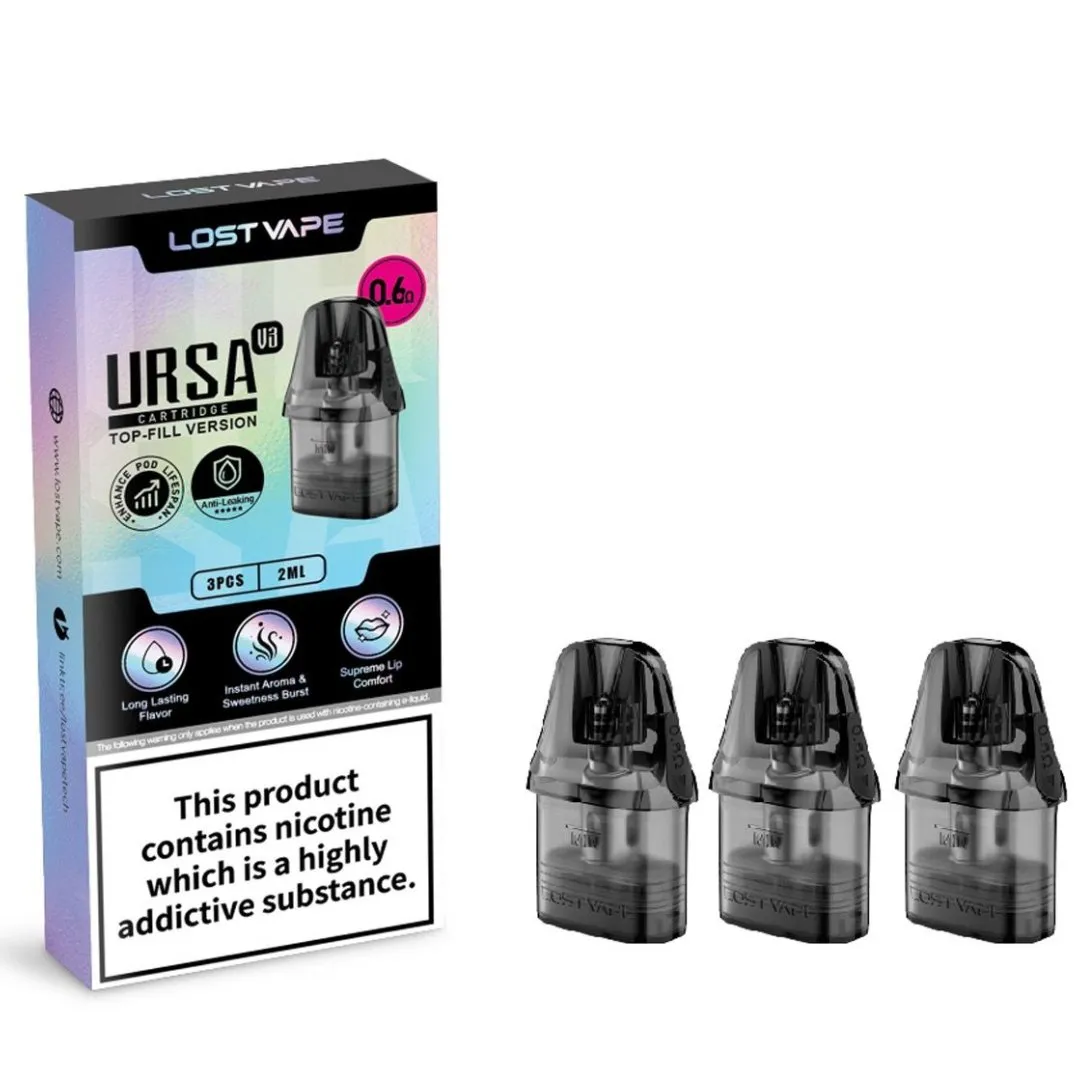 Lost Vape URSA V3 Replacement Pods - 5 Pack | Only £6.99