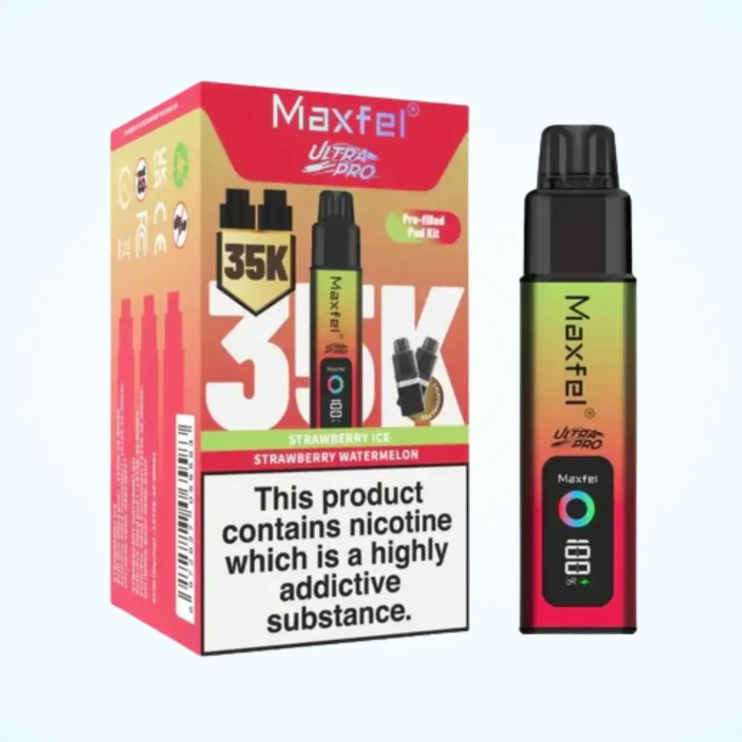 Maxfel Ultra Pro 35K Prefilled Vape Kit | Only £10.99 | Any 3 for £30