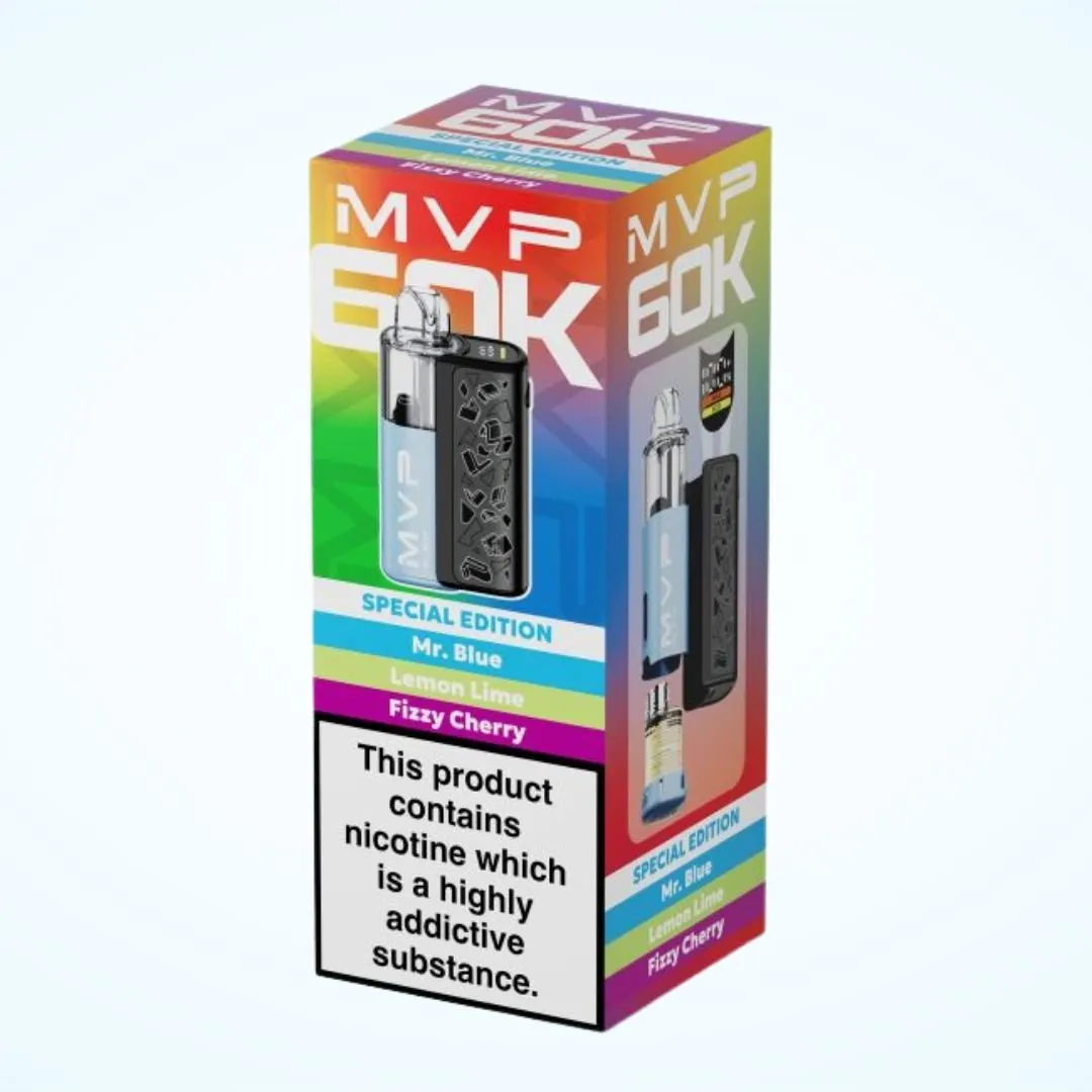 MVP 60K Puffs Prefilled Pod Kit | Only £11.99 | Any 3 for £33